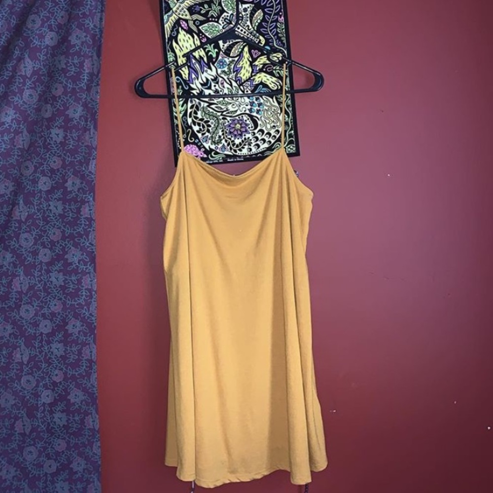 RVCA mustard yellow dress! Size large